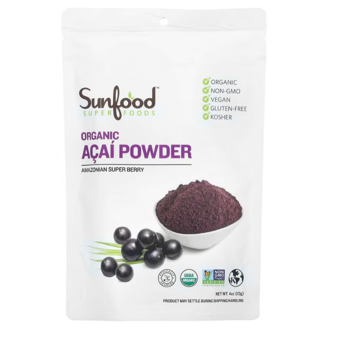 Sunfood Superfoods Acai Powder Organic 113 g