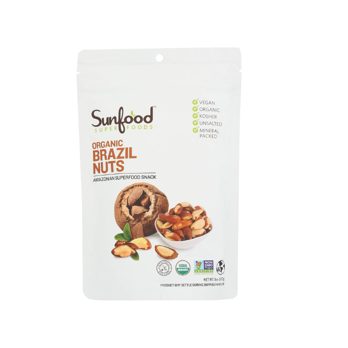 Sunfood Superfoods Brazil Nuts Organic Raw 8 Oz