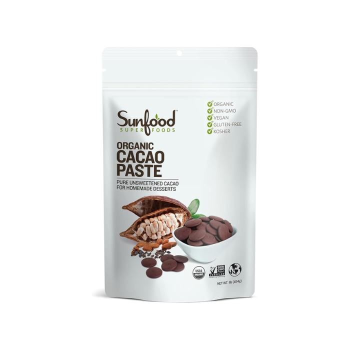 Sunfood Superfoods Cacao Butter Organic 1lb