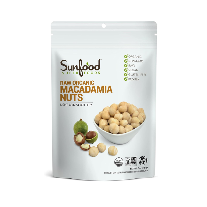 Sunfood Superfoods Macadamia Nuts 8 Oz
