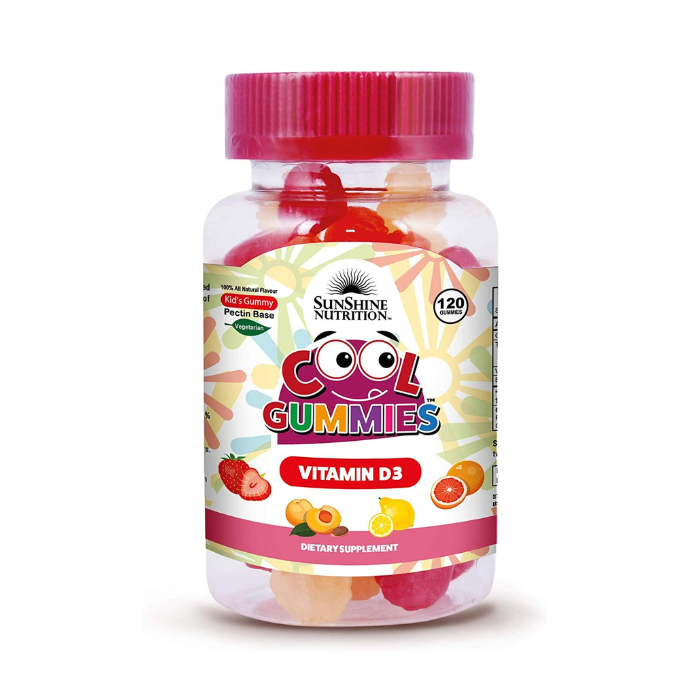 Sunshine N Cool Gummies Kids Vitamin D3 120'S Gummies