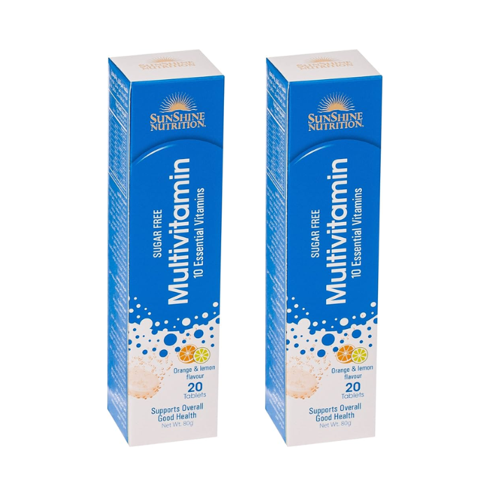 Sunshine N Multivitamin Effervescent 20 Tabs 1+1 Offer