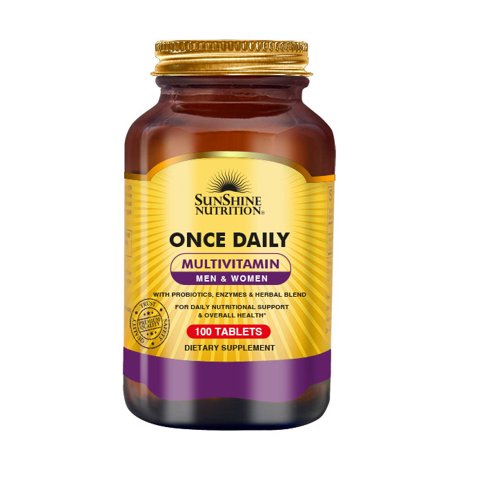 Sunshine Nutrition Once Daily Multivitamin Men & Women 100tabs