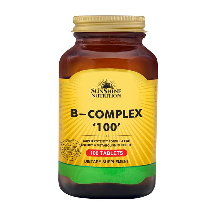 Sunshine Nutrition B-Complex 100 Tablets