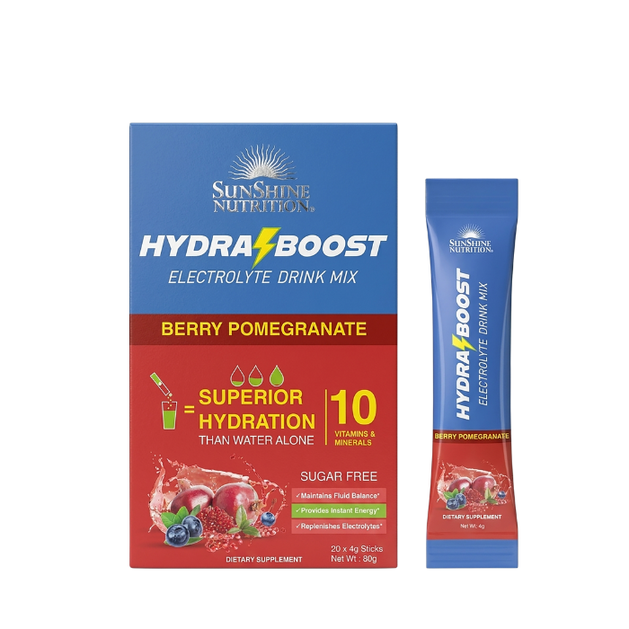 Sunshine Nutrition Hydra Boost Berry Pomegranate 20s