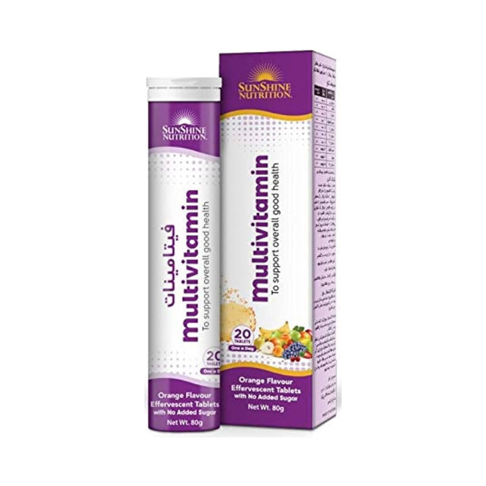 Sunshine Nutrition Multivitamin Effervescent 20 Tablets