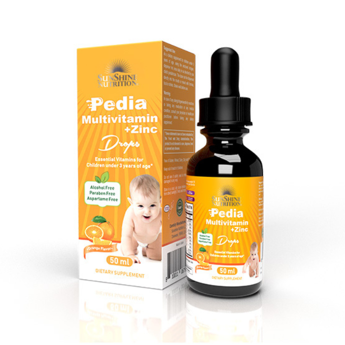 Sunshine Nutrition Pedia Multivitamins+Zinc Drops 50ml