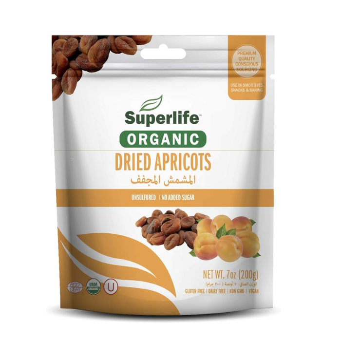 Superlife Dried Apricots 200 g