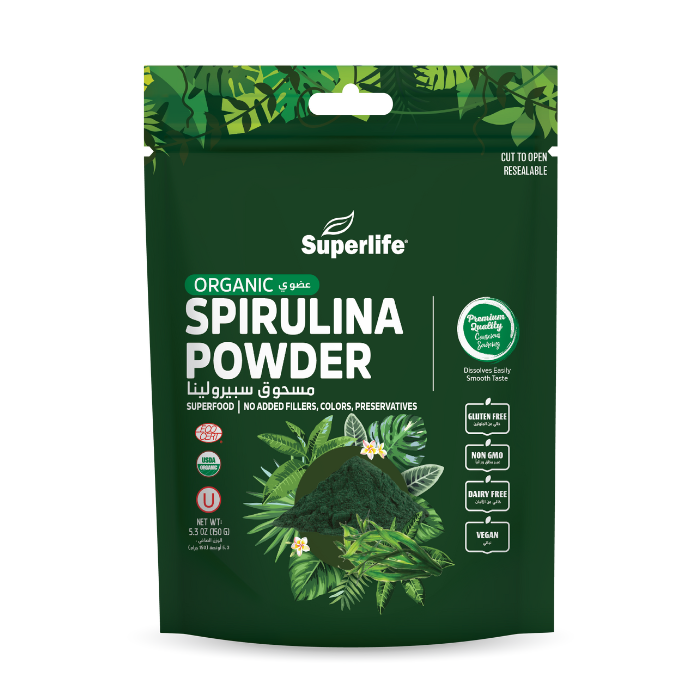 Superlife Organic Spirulina Powder 150g