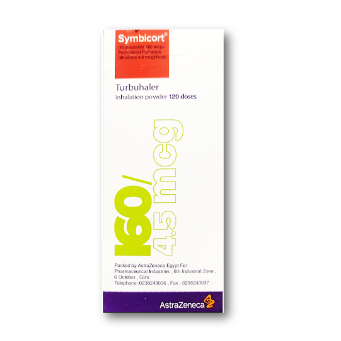 Symbicort Turbuhaler 160/4.5mcg/Dose Inh Dry Pow 120 Dose