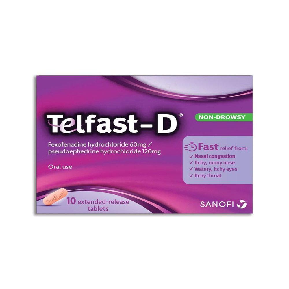 Telfast D Tablet 10's