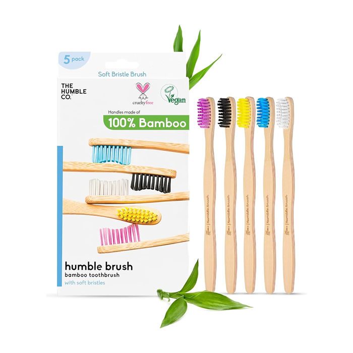 The Humble Co Humble Brush Bamboo 5 Pack Sensitive