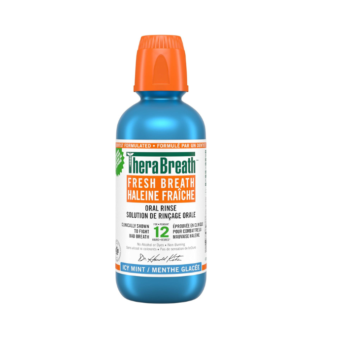 TheraBreath Fresh Breath Oral Rinse Icy Mint 16oz