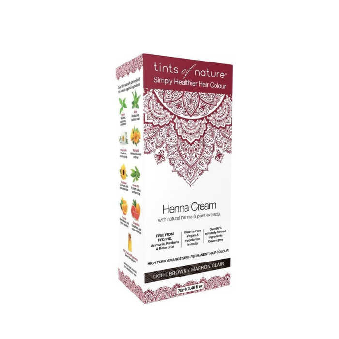 Tints Of Nature Henna Cream - Light Brown 70 ml