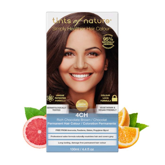 Tints Of Nature Permanent Hair Color - 4CH Rich Chocolate Brown