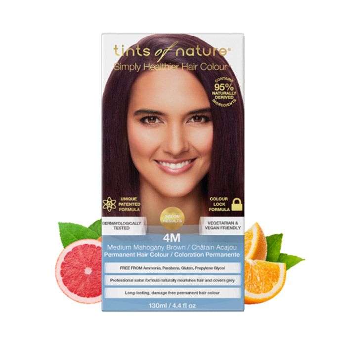 Tints Of Nature Permanent Hair Color- 4M Medium Mahogany Brown