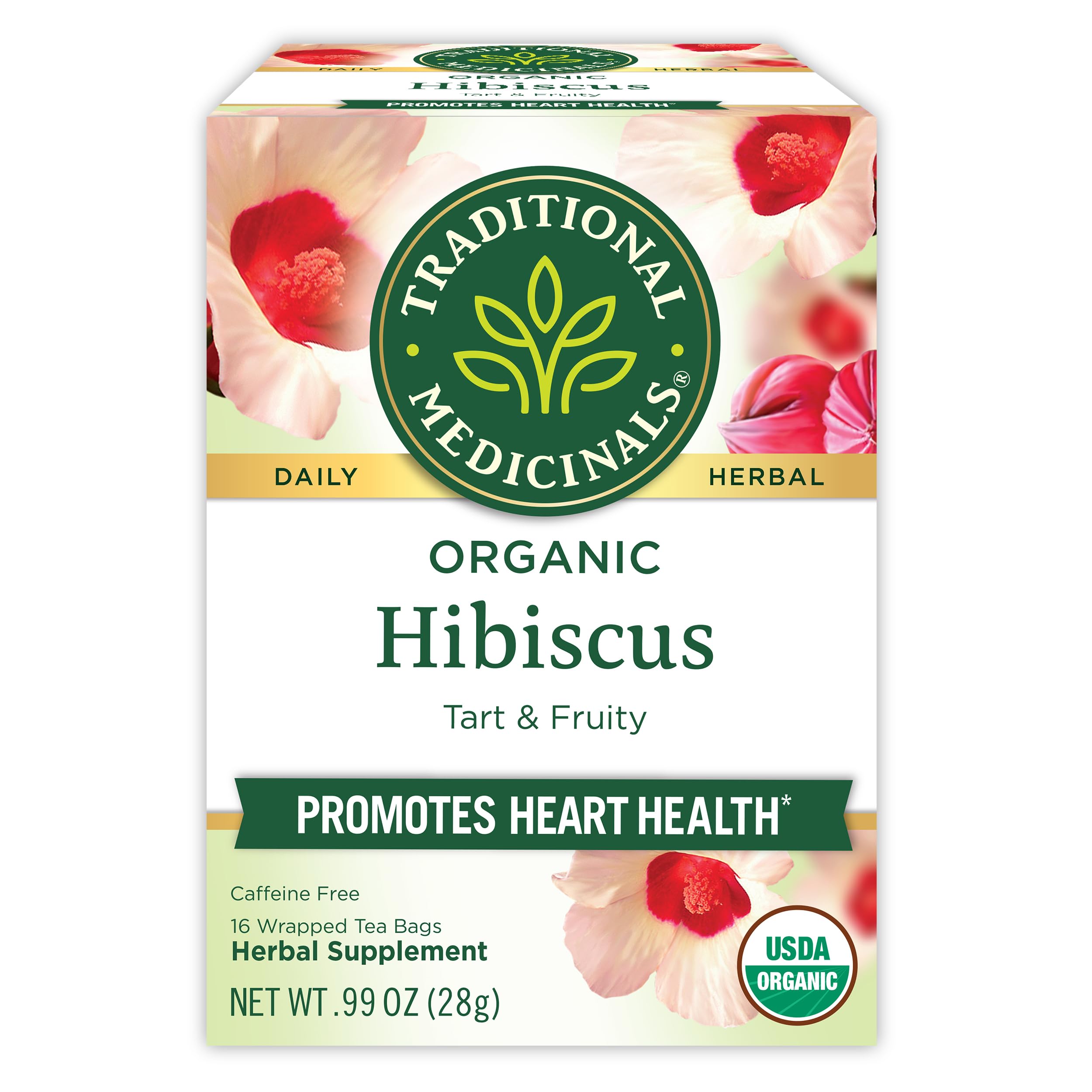 Traditional Medicinals Hibiscus 16 Tea Bags