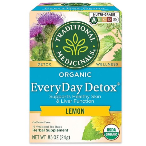 Traditional Medicinals Lemon Everyday Detox 16 Tea Bags