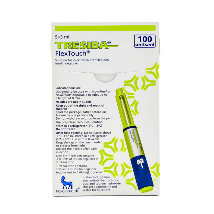 Tresiba Flex Touch 100iu/Ml 3mlx5s