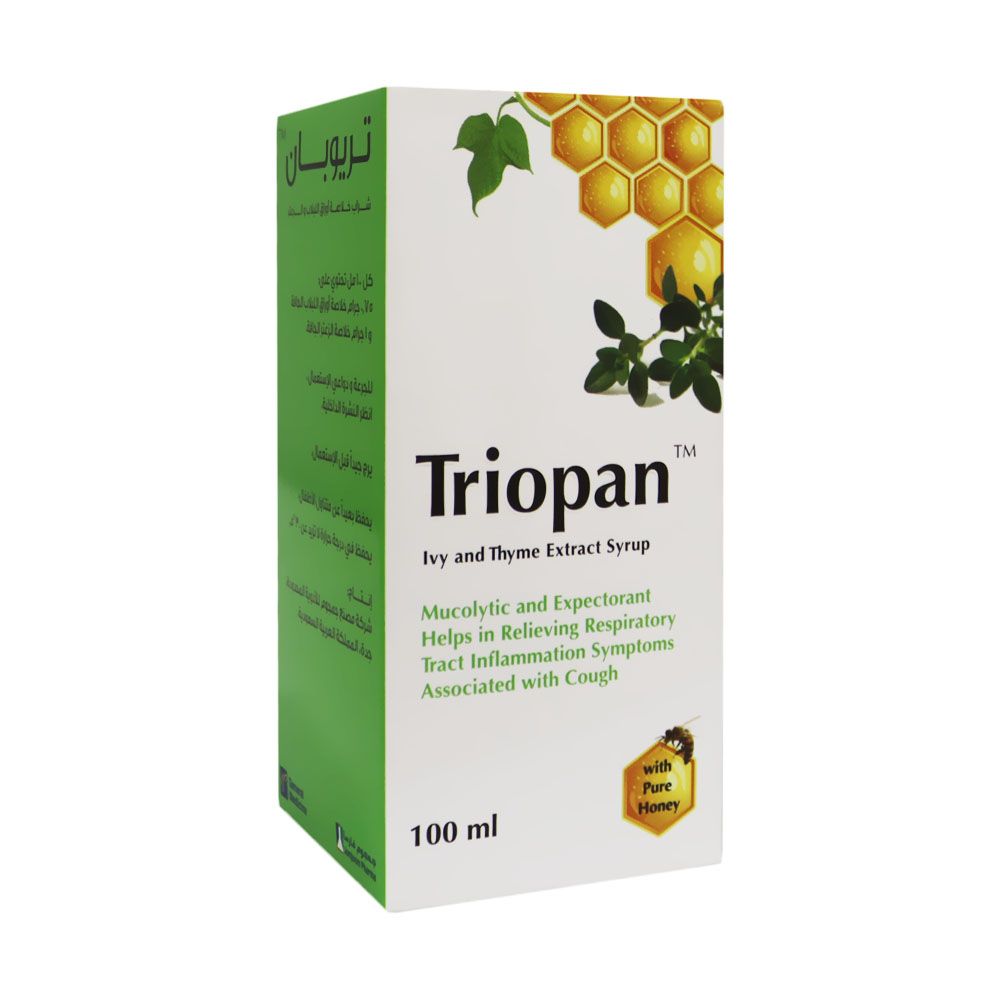 Triopan Syrup 100ml Glass Bottle