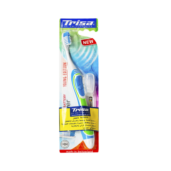 Trisa Sonic Power Battery Young Edition Toothbrush With Compact Head 1's