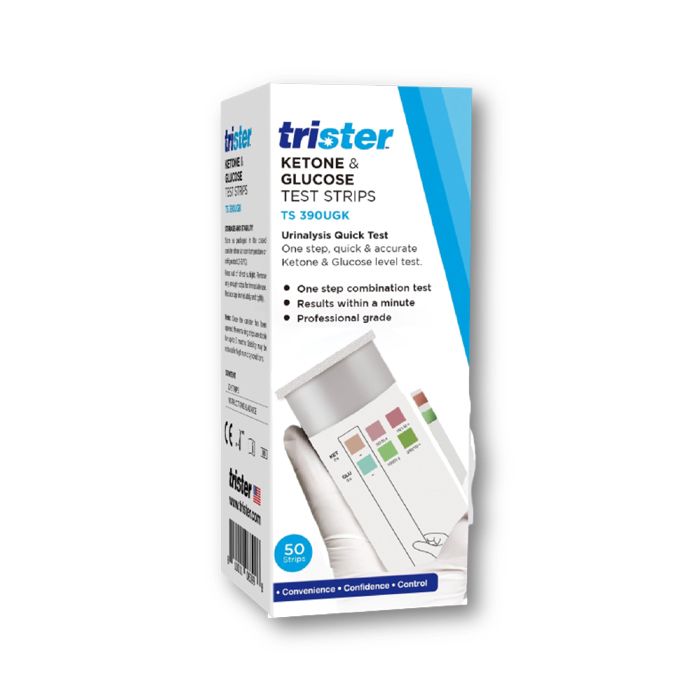 Trister Ketone & Glucose Test Strips 50’s - TS-390UGK