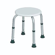 Trister Shower Stool, Sturdy Lightweight Bath Seat for Small Spaces and Secure Support - TS 943SS