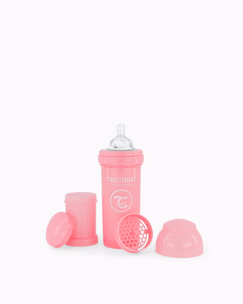 Twistshake Anti-Colic Pastel Bottle Pink 260ml