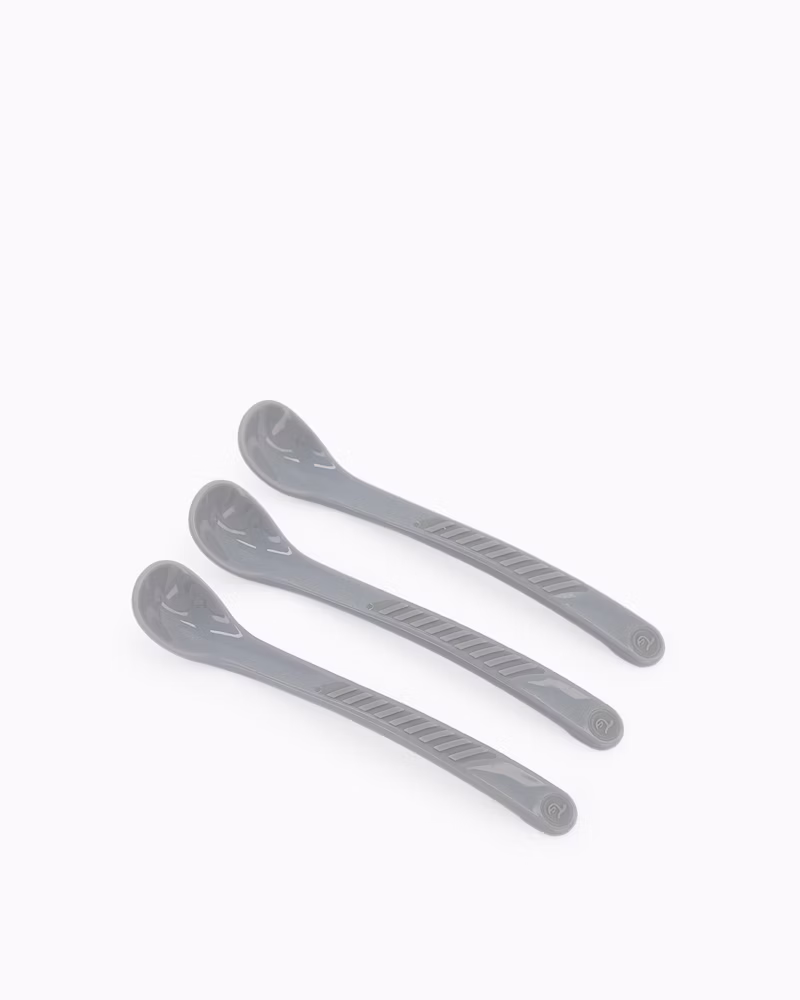 Twistshake Feeding Spoon 4m+ Pastel Grey 3s
