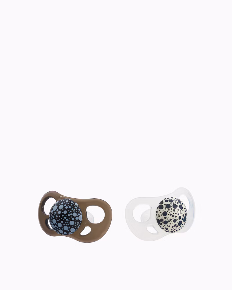 Twistshake Pacifier 6m+ Black White 2s