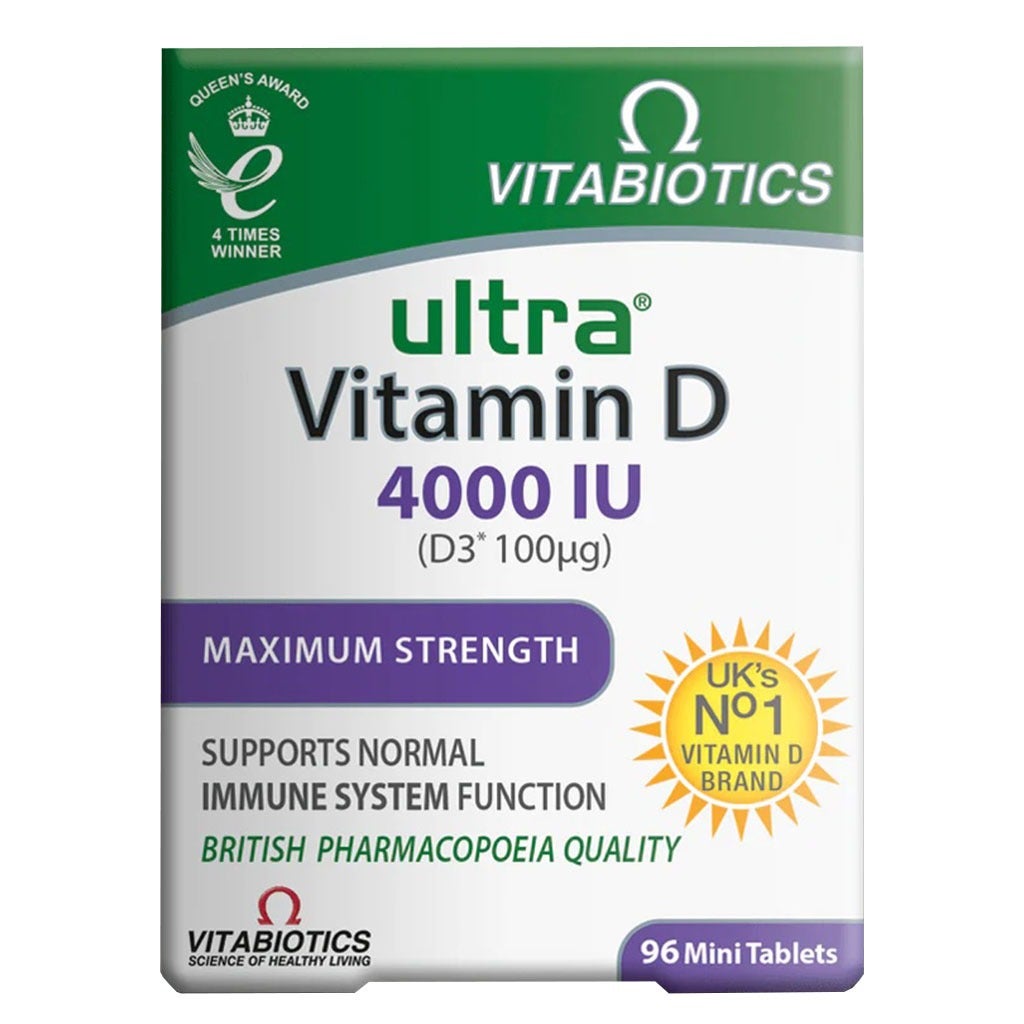 Ultra Vitamin D3 4000 IU 96s Tablets