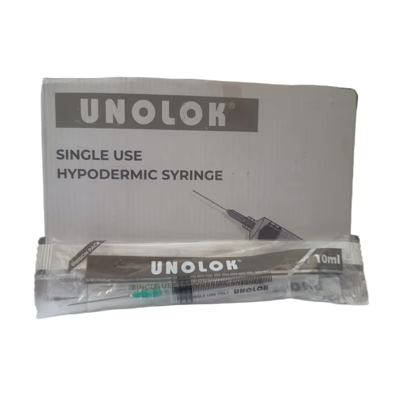 يونو لوك سيرنجة للاستعمال مرة واحدة 10 مل 50 قطعة
