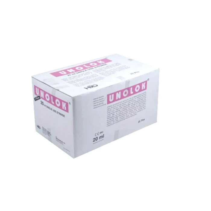 Unolok Syringe Disposable 20ml