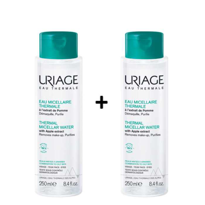 يوريآج ماء ميسيلار حراري للبشرة الدهنية 250 مل 1+1 عرض