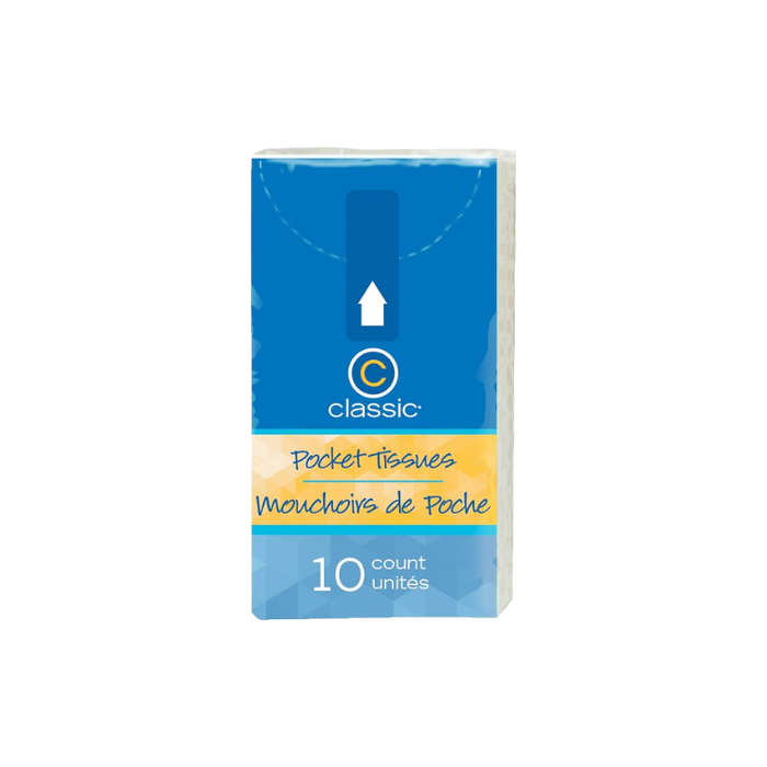US Cotton Classic Pocket Tissue 10's X 8