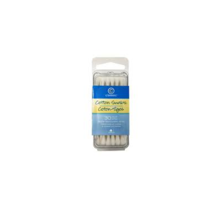US Cotton Classic Swabs Travel Size Paper Stick