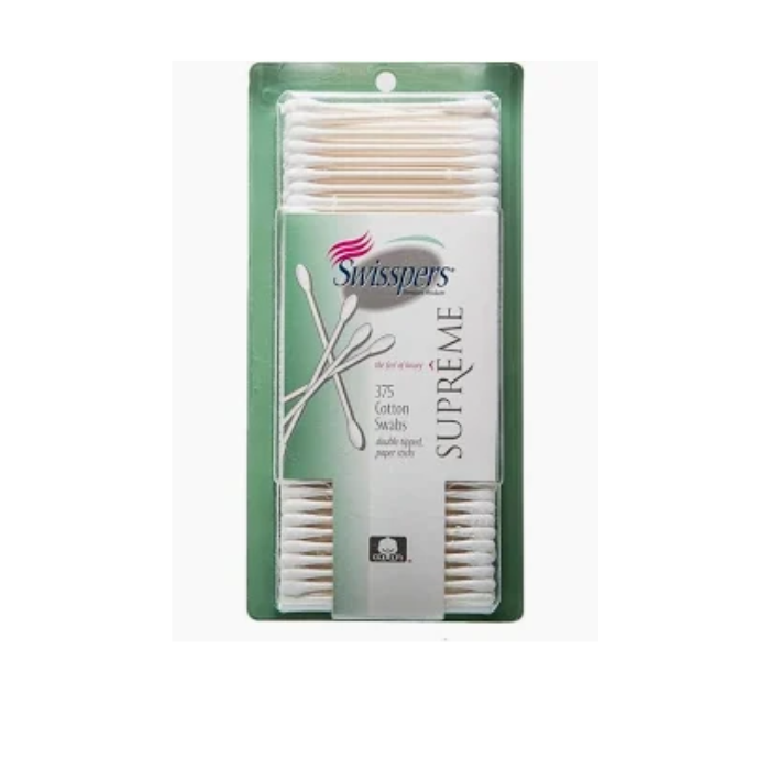 US Cotton Supreme Swabs White Paper Stick 375's
