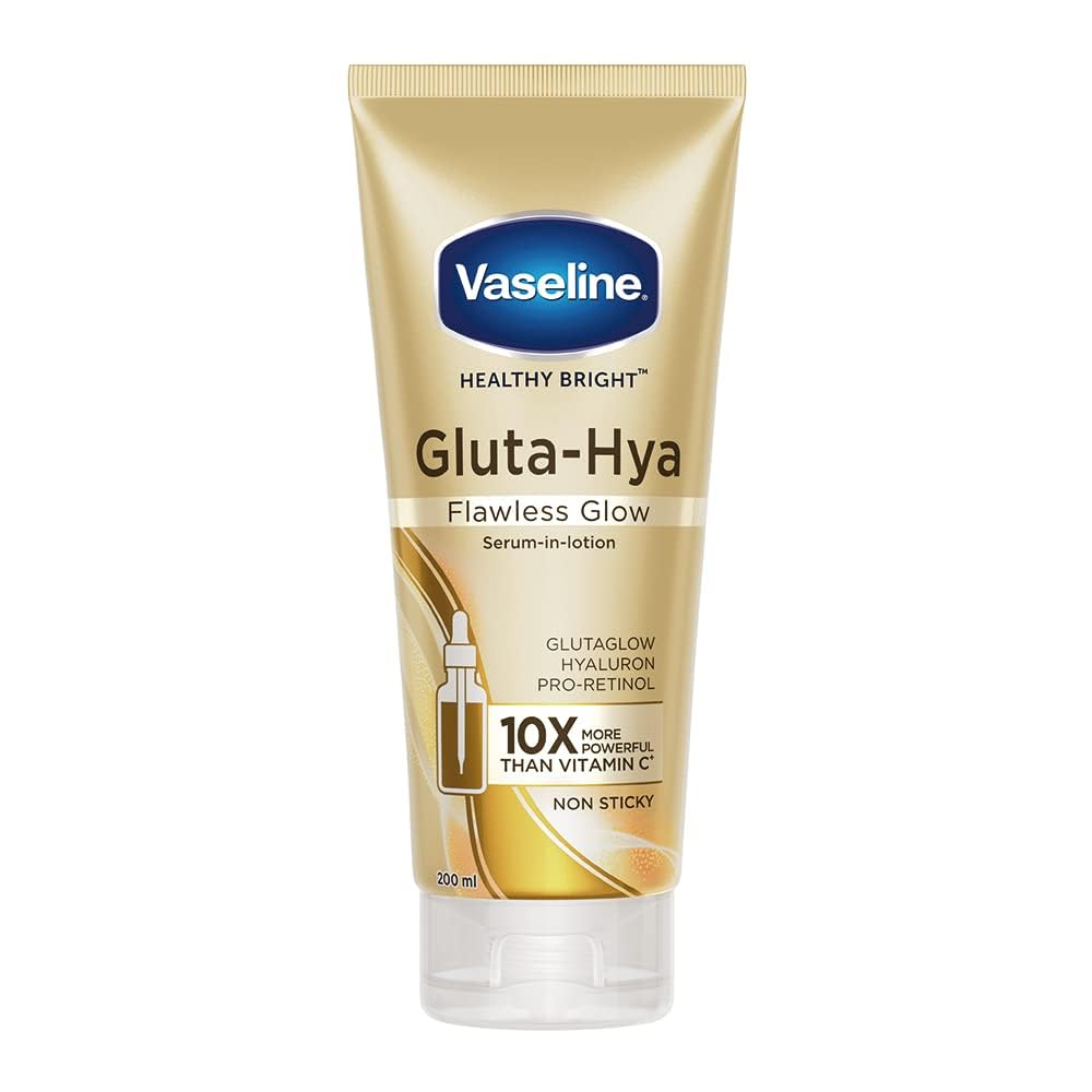 Vaseline Gluta-Hya Flawless Glow Lotion – Glutathione & Hyaluronic Acid Brightening Body Care 200ml