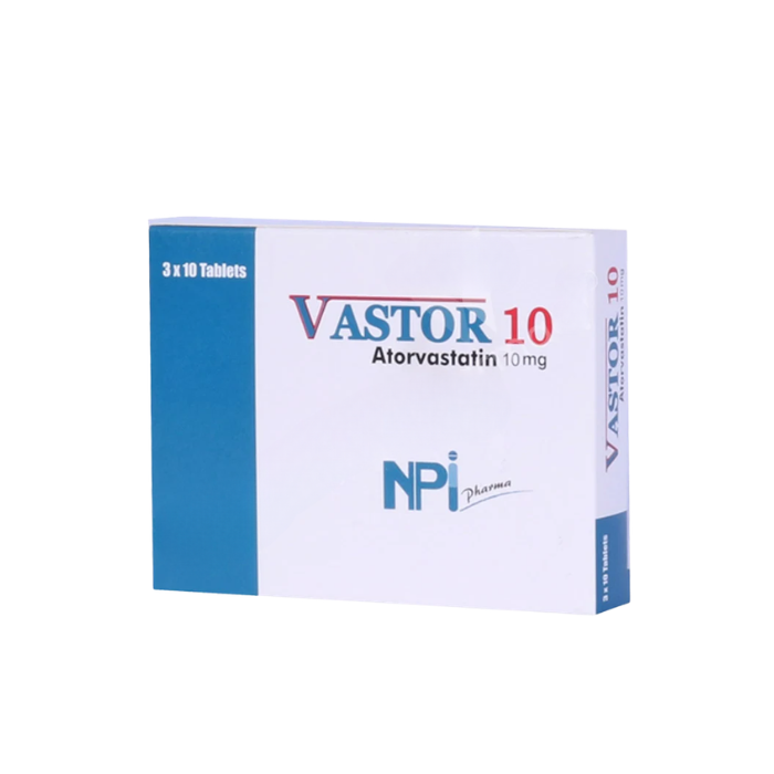 Vastor 10MG Film Coated Tab 30s