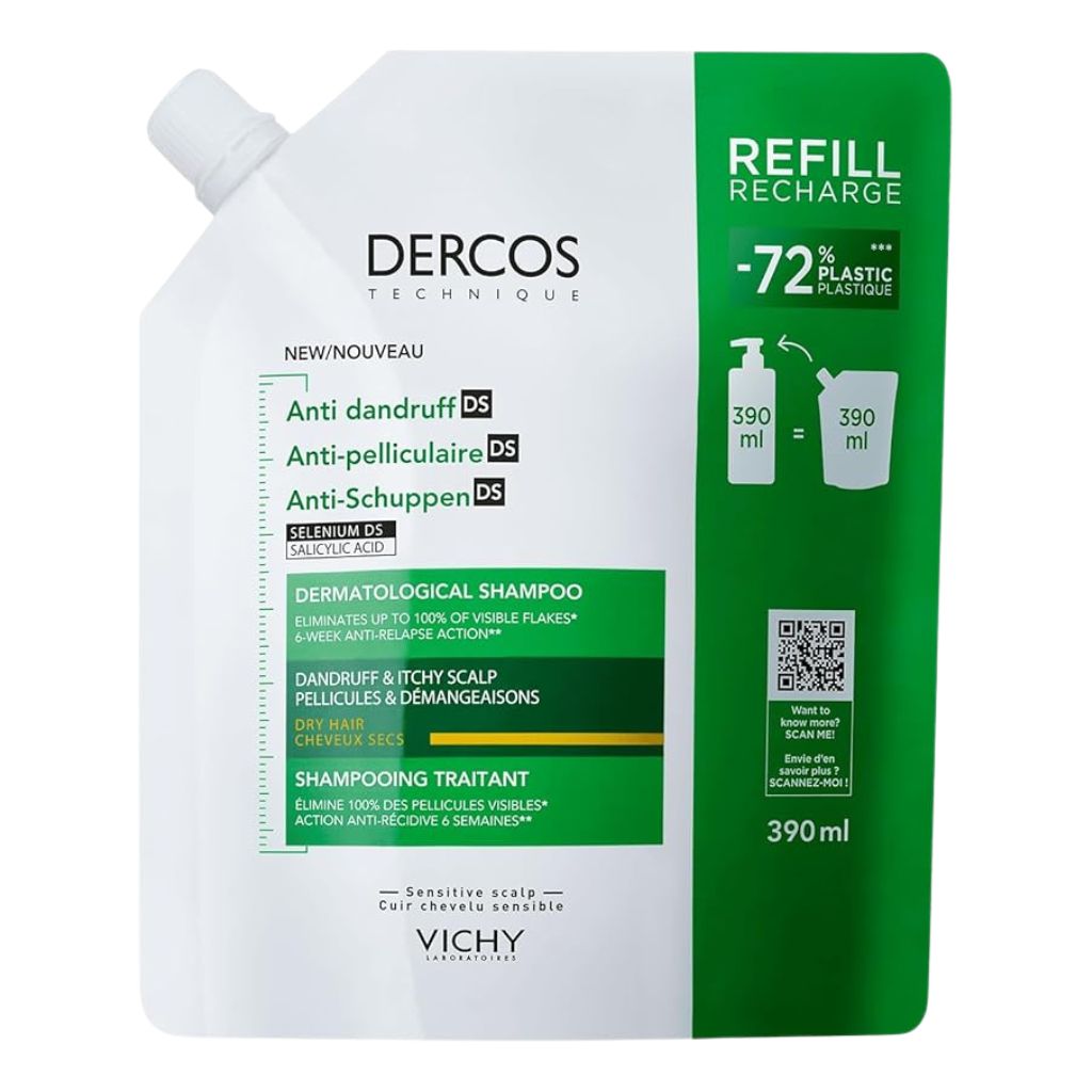 Vichy Dercos Anti-Dandruff Dry Hair Shampoo 400ml