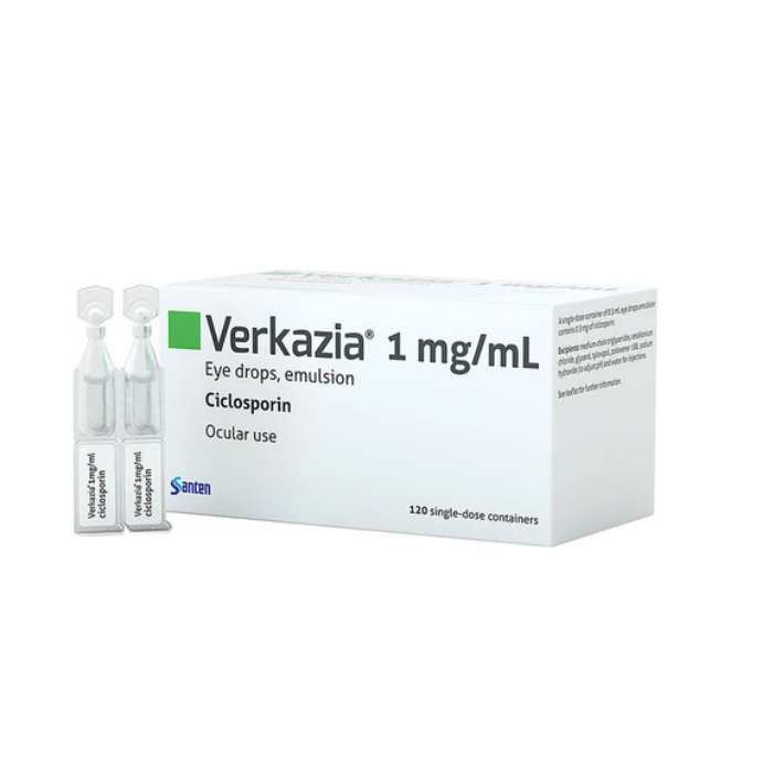فيركازيا 1MG/ML قطرات عين وحدة جرعة مفردة 0.3ML 120 قطعة