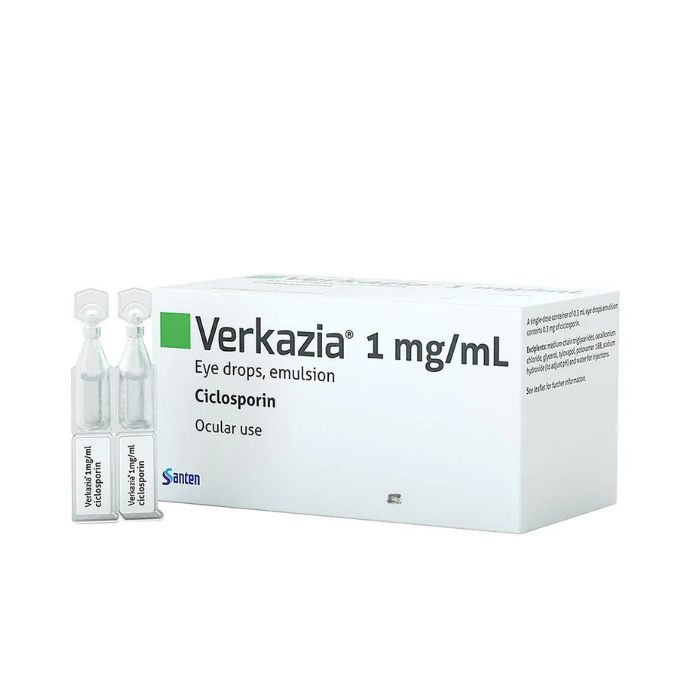 Verkazia 1MG/ML Eye Drops Single Dose Unit 0.3ML 30s
