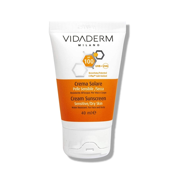 فيداديرم (SPF 100) كريم واقي شمس – حماية كاملة للبشرة الحساسة والمعرضة للحساسية الشمسية وما بعد العلاج، 40 مل