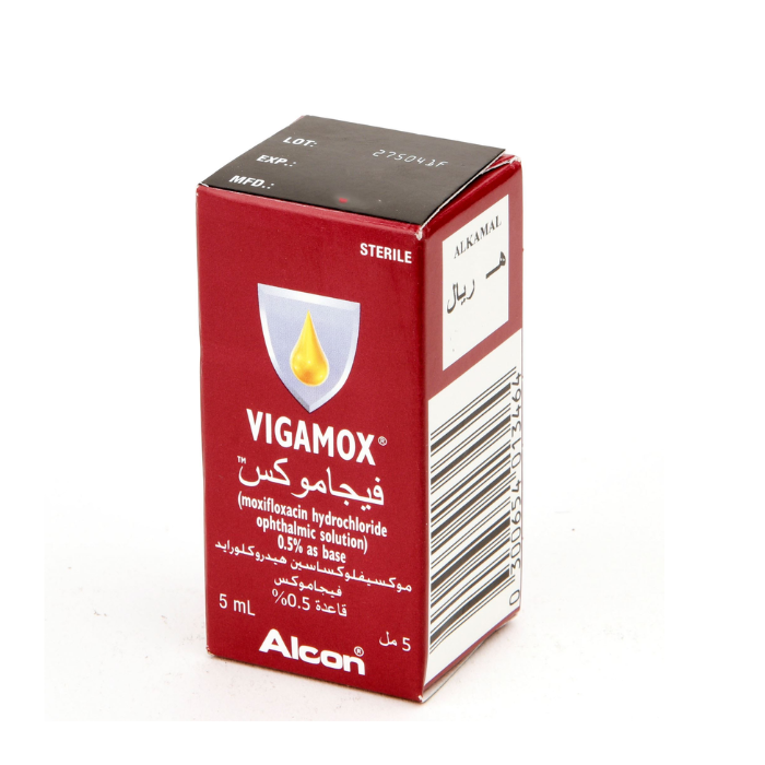 VIGAMOX 0.5% EYE DRP 5ML DR BOT