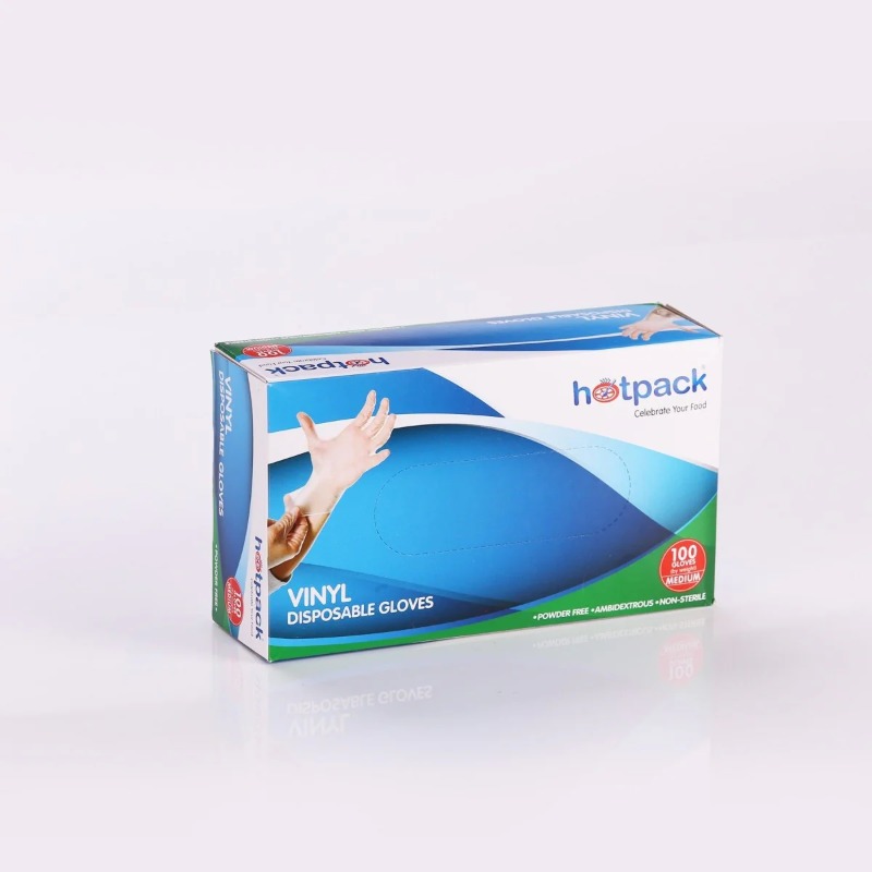 Vinyl Powder Free Gloves 100's - Medium