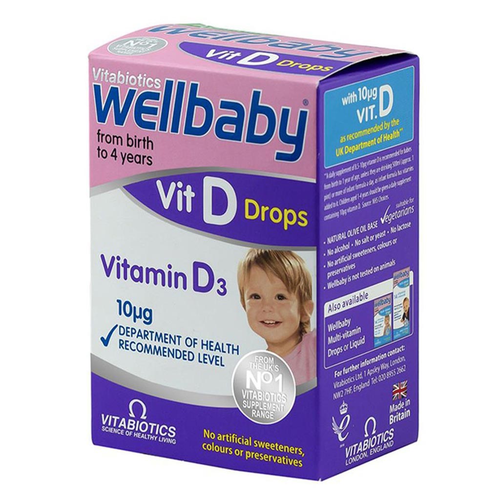 Vitabiotics Wellbaby Vitamin D Drops 30 ml