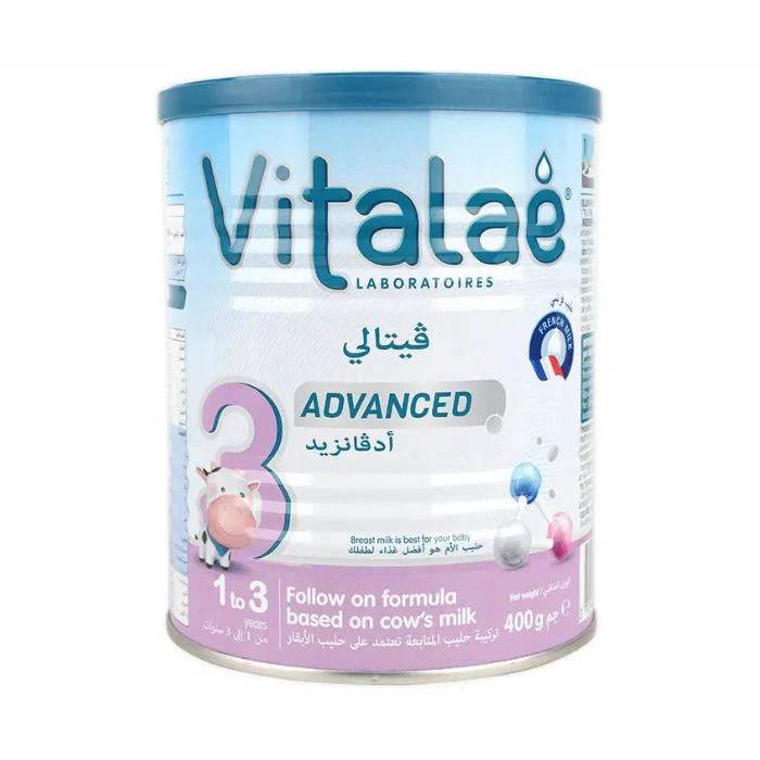 Vitalae Advanced 3 Infant Formula Milk Powder 1–3 Years, Complete Nutrition for Healthy Growth 400g