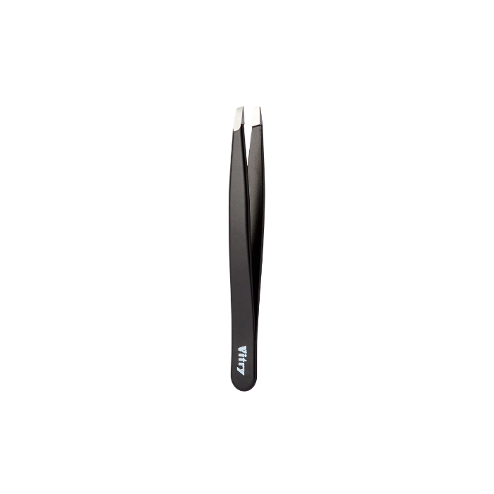 Vitry Black Professional Tweezer Slant Ends