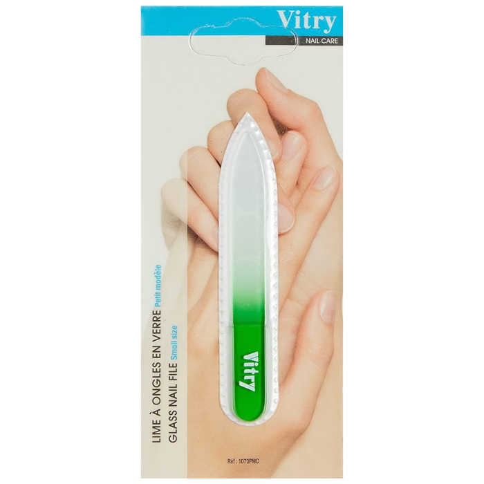 Vitry Glass Nail File Green