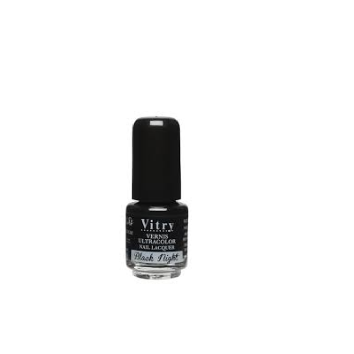 Vitry Nail Varnish Black Night 4 ml